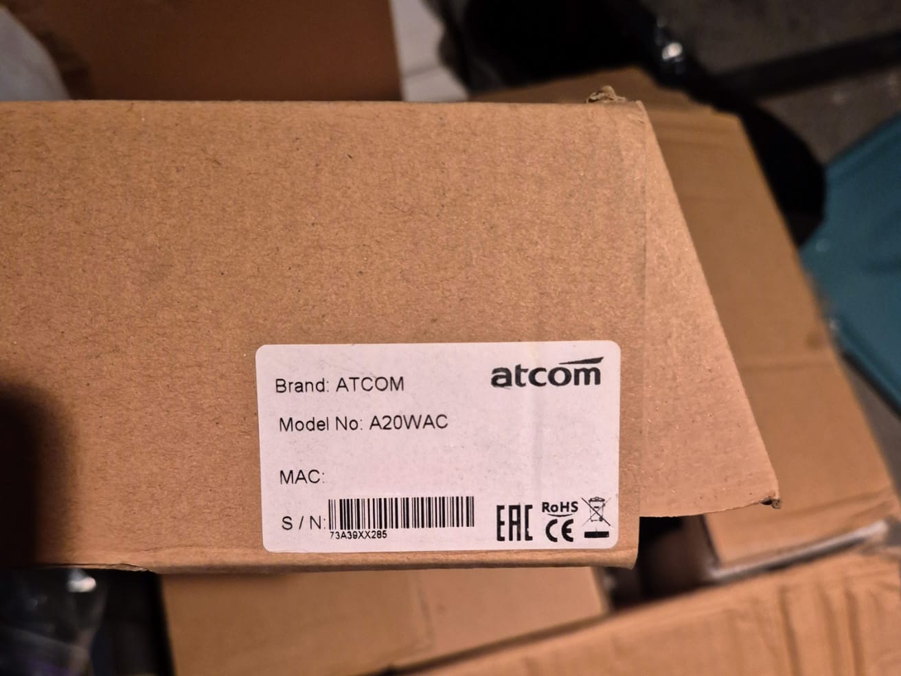 ATCOM A20WAC VOIP SIP телефон с Wi-Fi и аккумулятором.